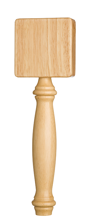 Extra Large Natural Tap Handle with Square Top